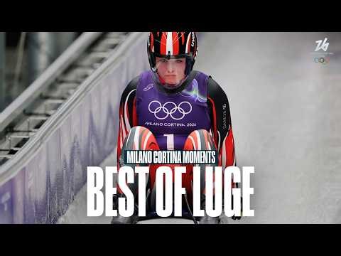 THE BEST OF LUGE 🛷💨 | Milano Cortina Moments