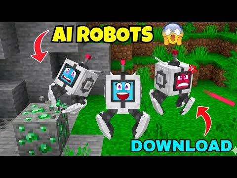 How To Download AI Robot Mod in Minecraft PE (Working 2026) 🤖