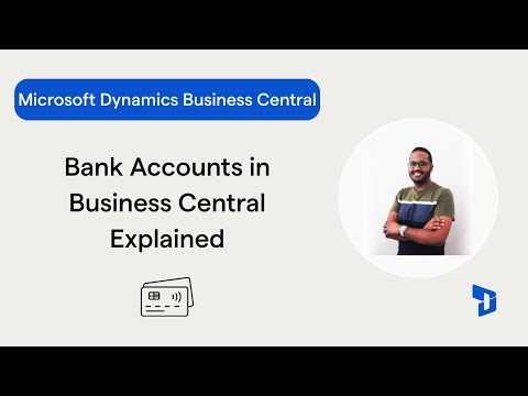 What is the Bank Account Card in Business Central and how do you use it?