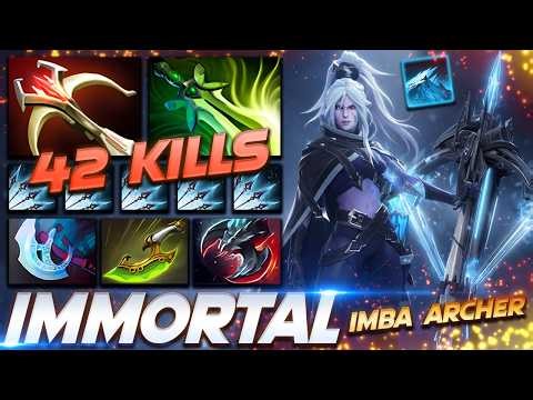 Drow Ranger 42 KILLS - IMBA ARCHER - Dota 2 Pro Gameplay [Watch & Learn]