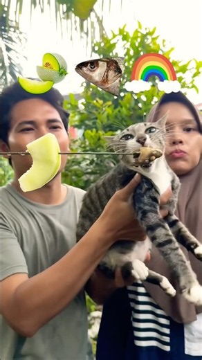 Food ASMR🍈🐟🌈 #shorts #reverse #food #mukbang