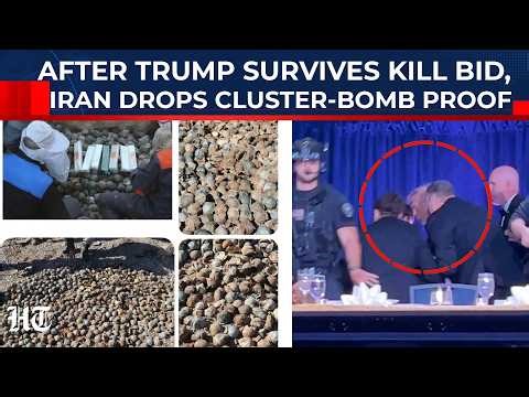 Hours After Trump Survived Assassination Bid, Iran Unleashes 'Proof' of US-Israel Cluster Bombing