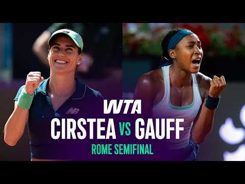 Sorana Cirstea vs. Coco Gauff | 2026 Rome Semifinal | WTA Match Highlights