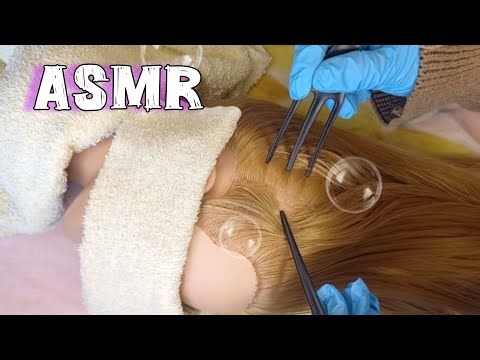 ASMR Hair Brushing & Scalp Check | Gentle Scalp Scratching & Relaxing Hair Sounds for Sleep