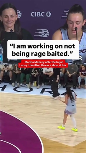 Things got chippy between Marina Mabrey and Betnijah Laney-Hamilton 😳