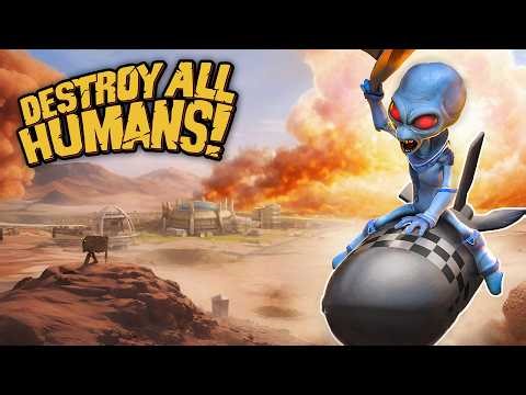ROBAMOS UNA BOMBA NUCLEAR 💣 - Agachate y Cubrete | Episodio 14 | DESTROY ALL HUMANS Gameplay Español
