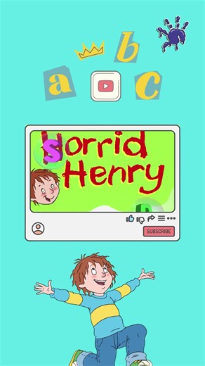 Learn The ABCs With Horrid Henry! #HorridHenry #Shorts | Cartoons For Kids