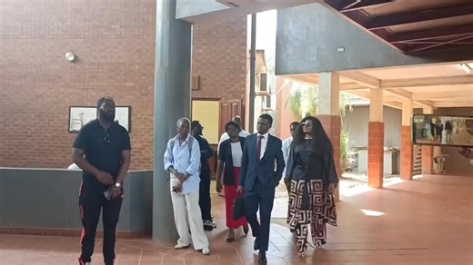 Mutale Mwanza walking out of Court. | Zambia Reports