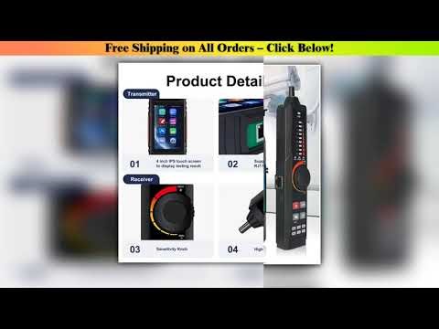 WANGLU Network Cable Tester RJ45 Tester Cable Tracker LAN Tester Network Tool Kit UTP Cable Tester