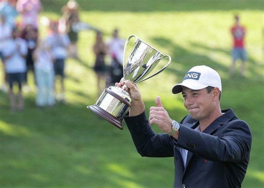 Viktor Hovland Birdies Playoff Hole, Wins Travelers Championship