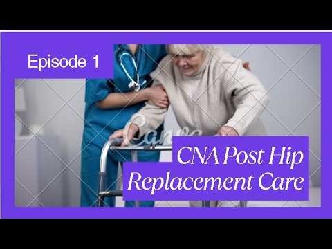 CNA Post Hip Replacement: Precautions, Positioning & Care Procedures#cnaexam #cnaexam #examprep