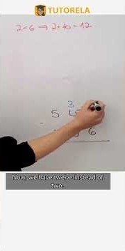 Master Subtraction: 542 - 356 with Borrowing #Math #ArithmeticOperations #VerticalSubtraction