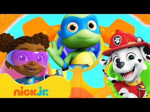 Spin the SLIME Wheel of Nick Jr. Rescues! 🎡 ft. PAW Patrol and Teeny Turtles!
