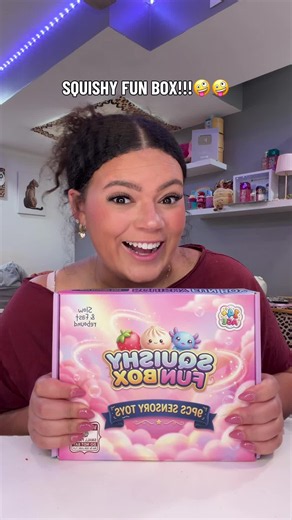 squishy fun box unboxing!!🤭 #squishybox #squishies #squishyhaul #satisfying