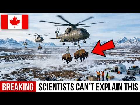 Canada Airlifted 28 Bison Into the Arctic — 8 Months Later, Scientists Were Stunned
