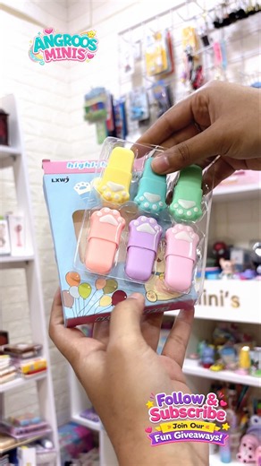 Cute Eraser Set 🧸✏️ | Adorable School Stationery & Gift Ideas | Angroos Minis