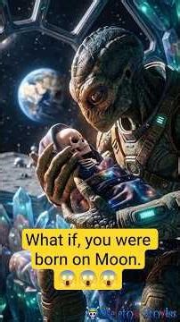 What if, you were born and raised on Moon and raised by an Alien. #ai #animation #whatif #skeleton