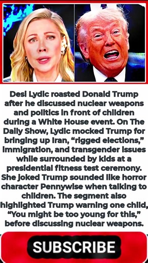 ‘He Sounds Like Pennywise’: Desi Lydic Clowns Trump Over His Not-So-Kid-Friendly Talk