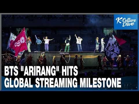 [K-Enter] BTS "ARIRANG" hits global streaming milestone