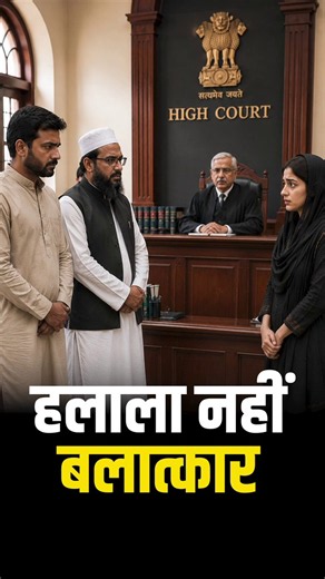 A 15-year-old child in Amroha, UP, was subjected to a horrific cycle of Triple Talaq and multiple forced Halala rapes, with the abusers shamelessly claiming "religion allows it."The Allahabad High Court completely shattered their vile defense, ruling that religious laws cannot cover up the brutal gang-rape of a minor.The court has ordered strict prosecution under the POCSO Act, because absolute depravity cannot masquerade as faith.