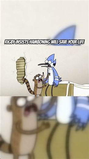 Rigby insists hamboning will save your life | Regular Show #shorts #regularshow