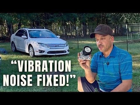 How to Diagnose & Fix Loud Growling Noise from Engine | 2012 Ford Fusion Belt Tensioner Replacement