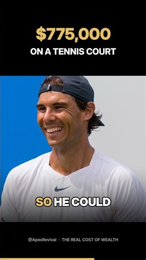 Nadal Played Tennis in a $775,000 Watch