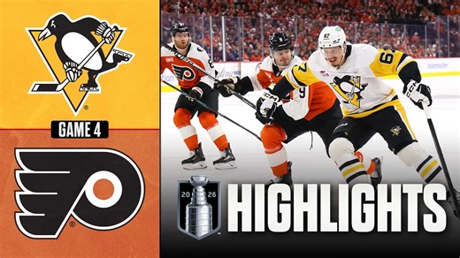 Penguins vs. Flyers | NHL Playoff Highlights | Game 4 | April 25, 2026