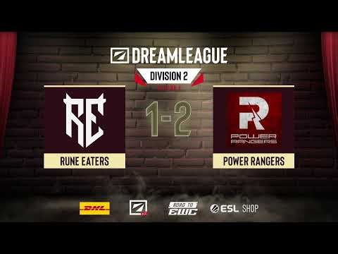 LIVE: Rune Eaters vs Power Rangers - DreamLeague Division 2 Season 4