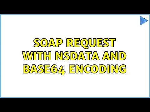 Soap request with NSData and base64 encoding