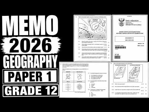MEMO GEOGRAPHY PAPER 1 GRADE 12 MAY JUNE EXAM FINAL THUNDEREDUC GRADE 12 GEOGRAPHY P.1 MEM GRADE 12