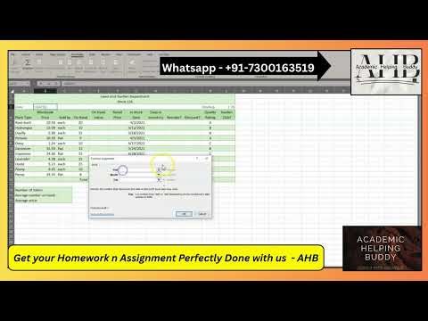 Excel Module 3 SAM End of Module Project 1 | Cengage Mindtap