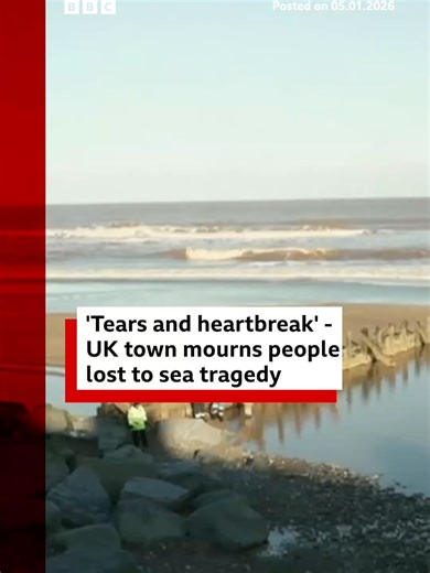 Mark Ratcliffe entered the water at Withernsea to try and save Sarah Keeling and her daughter Grace. #Withernsea #EastYorkshire #Yorkshire #Nottinghamshire #BBCNews