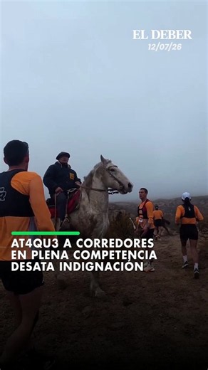At4qu3 a corredores en plena competencia desata indignación