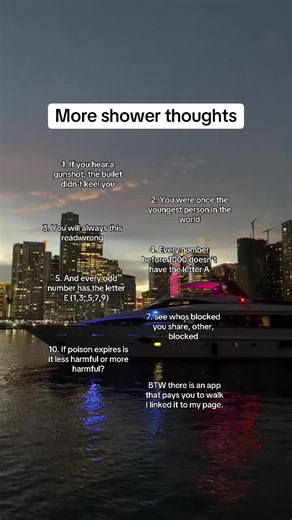 shower thoughts: surprising facts about numbers, age, and everyday curiosities