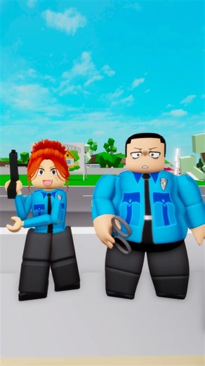 Mira tried to escape from the police #roblox #shorts