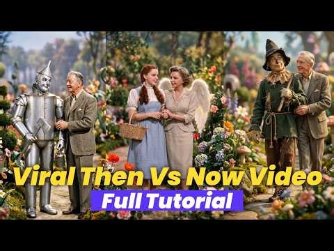 How to Make Viral Then vs Now Celebrity AI Videos (Step-by-Step Tutorial)