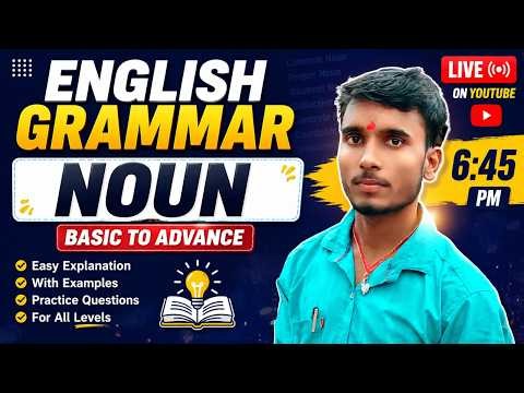 Noun in English Grammar|Definition, Types & Examples|English Grammar Chapter 1|Study Cantt