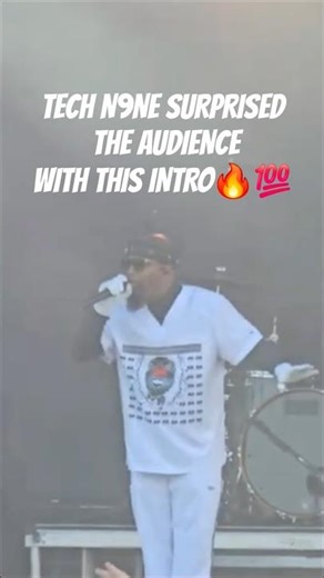 Tech N9ne Surprised The Audience With This Intro🔥💯 #techn9ne #technine #rockville