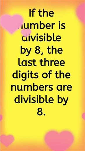 ❌ 99% Students Make Mistake | Divisibility Rule of 8 😱 #shorts #ytshorts