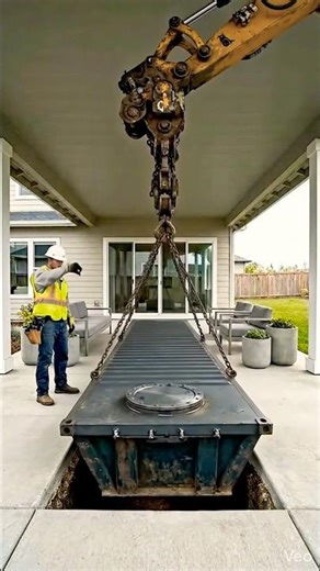 Hidden Underground Shipping Container Bunker Transformation #backyard #mybackyardgarden