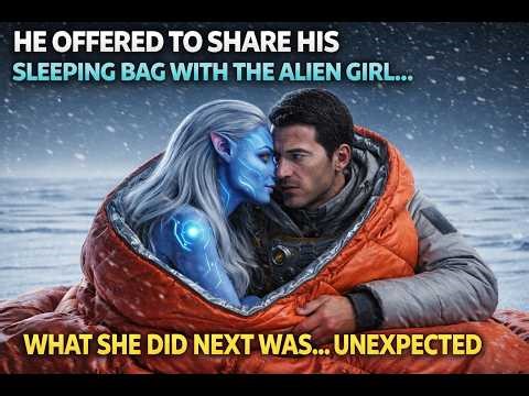 He Offered to Share His Sleeping Bag with the Alien Girl—What She Did Next Was... Unexpected | HFY