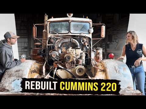 First Start with BOOST on our Cummins 220! 