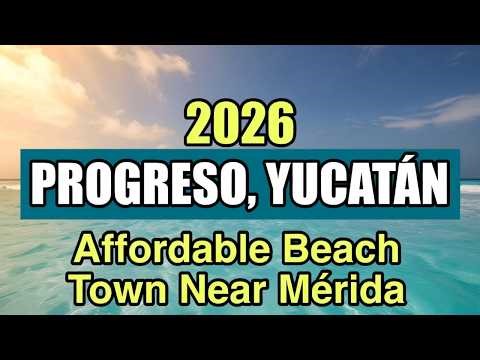 Real 2026 Progreso Cost of Living: Beach Life
