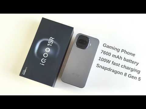 iQOO 15R 5g Unboxing and Review | Gaming Test | 7600 mAh Battery | Snapdragon 8 Gen 5