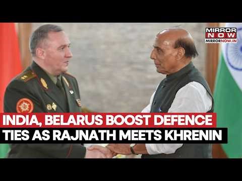 India–Belarus Defence Pact Deepens After Rajnath Singh–Khrenin Meet In Bishkek Talks Boost Ties