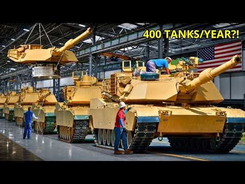 400 Tanks a Year: Inside the American Factory That Never Stops – M1 Abrams Full Build (Full Process)