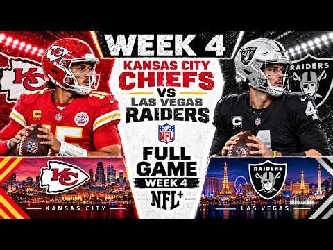 Kansas City Chiefs vs. Las Vegas Raiders Full Game l NFL Week 4 l October 5, 2026