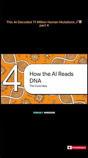 This AI Decoded 71 Million Human Mutations 🧬🤯 #aimodels #5minutepapers #deeplearning #datascience