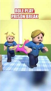 Role play: Prison Break #roblox #funny